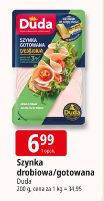 Szynka drobiowa/gotowana promocja w Leclerc