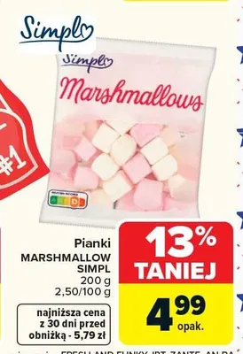 Pianki marshmallows promocja w Carrefour