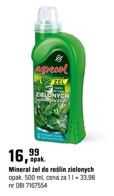 Nawóz żel do roślin zielonych promocja w OBI