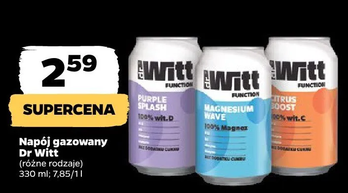 Napój gazowany promocja w Netto