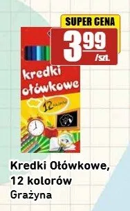 Kredki ołówkowe 12 kolorów Grażyna promocja w API Market
