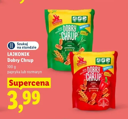 Dobry Chrup papryka Lajkonik promocja w Lidl