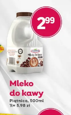 Mleko do kawy Piątnica promocja w Bliski