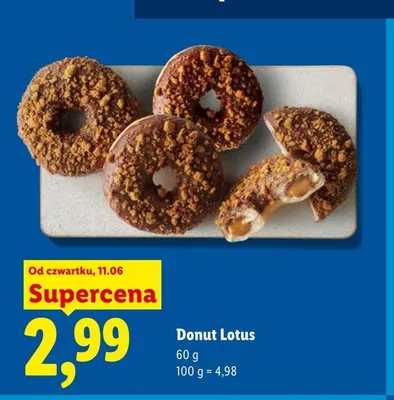 Donut Lotus promocja w Lidl