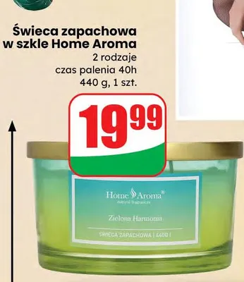 Świeca zapachowa w szkle promocja w Dino