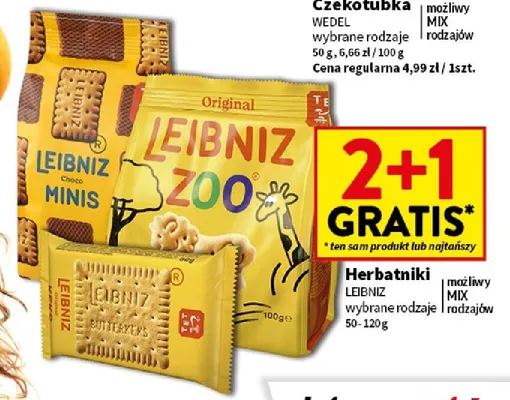 Herbatniki Leibniz Choco Minis promocja w Intermarche