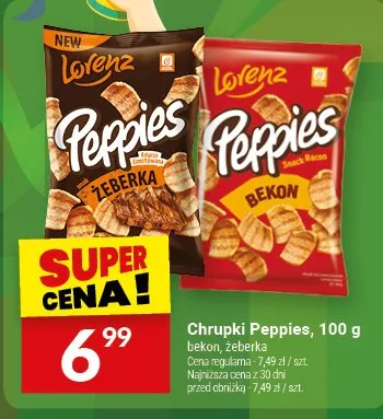Chrupki Peppies Żeberka promocja w Twój Market