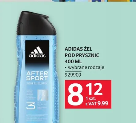 Żel pod prysznic Adidas promocja w Selgros