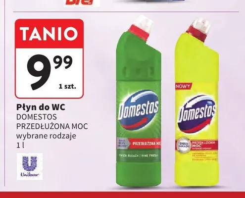 Płyn do WC Domestos Przedłużona Moc Pine Fresh promocja w Intermarche
