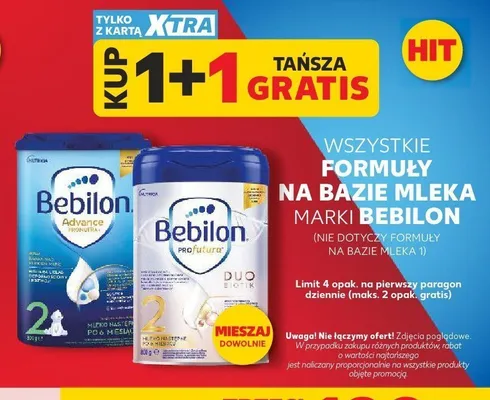 Formuły na bazie mleka Bebilon promocja w Kaufland