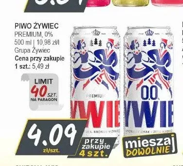Piwo Żywiec Premium promocja w Słoneczko