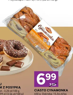 Ciasto Cynamonka Oskroba promocja w Stokrotka