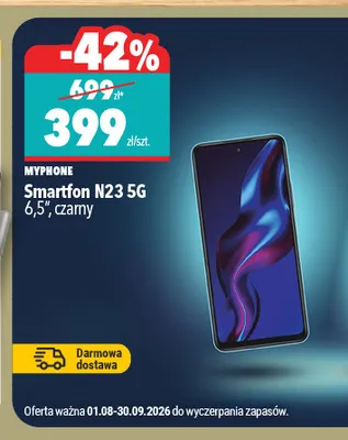 Smartfon myPhone N23 5 g promocja w Biedronka Home