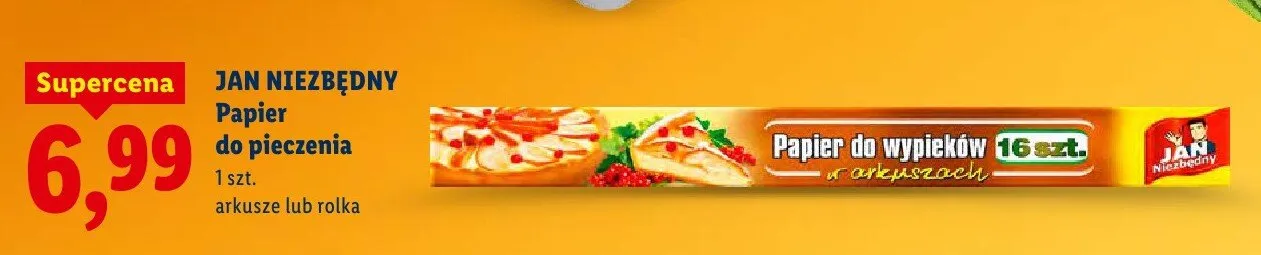 Papier do pieczenia promocja w Lidl