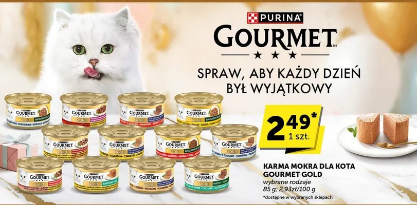 Karma mokra dla kota Gourmet Gold promocja w Groszek
