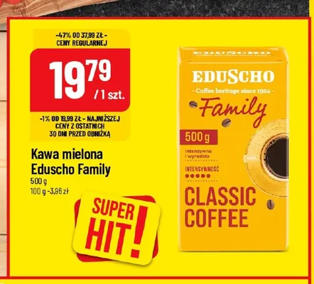 Kawa mielona Eduscho Family promocja w POLOmarket