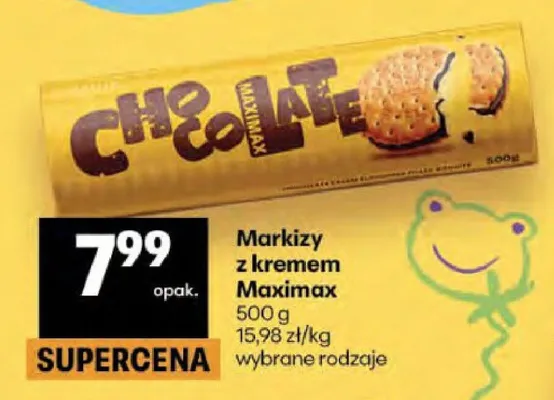 Markizy z kremem Maximax promocja w Delikatesy Centrum