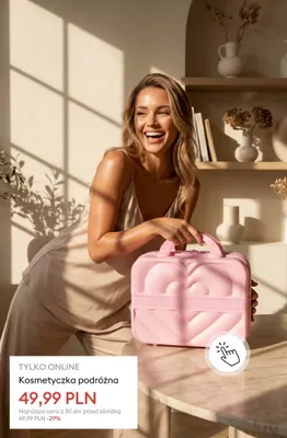 Kosmetyczka podróżna promocja w Sinsay