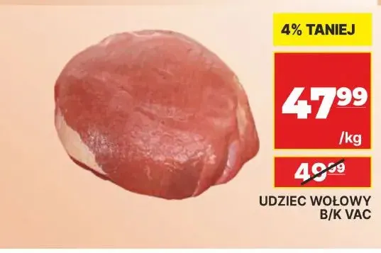 Udziec wołowy b/k vac promocja w API Market
