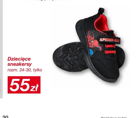 Dziecięce sneakersy Marvel Spider-Man promocja w KiK