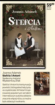 Książka Stefcia i Antoni Joanna Adamek promocja w Empik