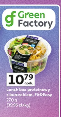 Lunch box proteinowy z kurczakiem Fit&Easy promocja w Auchan