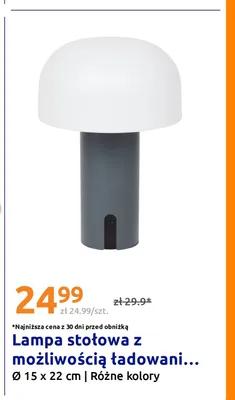 Lampa stołowa z możliwością ładowania promocja w Action