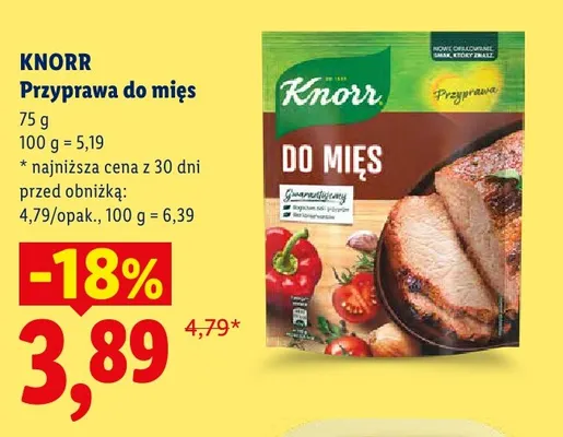 Przyprawa do mięs Knorr promocja w Lidl