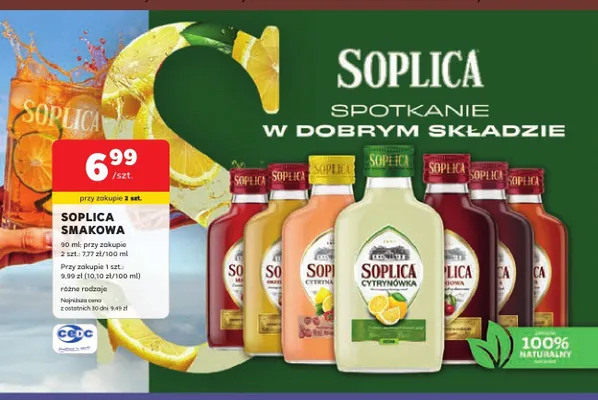 Likier Soplica Truskawkowa promocja w Stokrotka