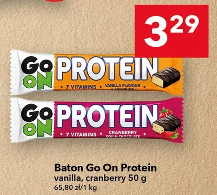 Baton vanilla, cranberry promocja w LEWIATAN