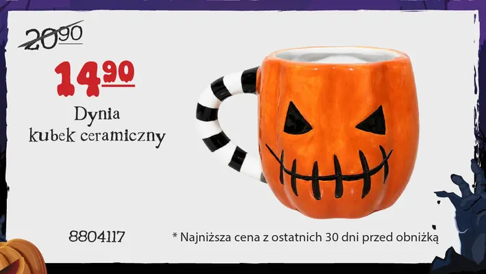 Kubek ceramiczny Dynia promocja w MR. DIY