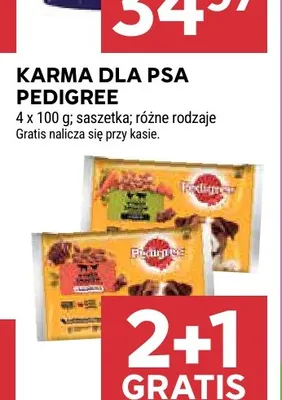Karma dla psa Pedigree 4-pak promocja w Stokrotka