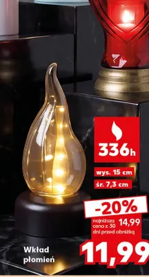 Wkład płomień promocja w Kaufland