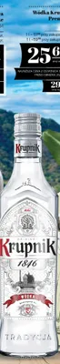 Wódka Krupnik Premium promocja w POLOmarket