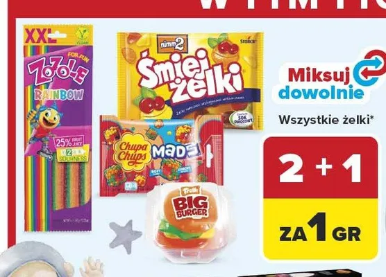 Żelki nimm2 Śmiejżelki promocja w Carrefour Market