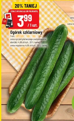Ogórek szklarniowy promocja w POLOmarket