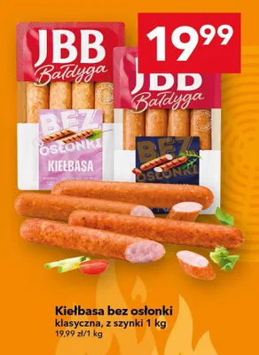 Kiełbasa bez osłonki klasyczna, z szynki promocja w LEWIATAN