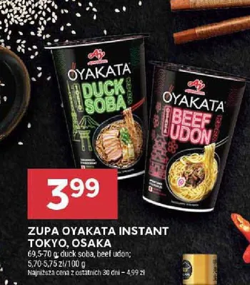 Zupa Oyakata Instant Tokyo, Osaka promocja w Stokrotka