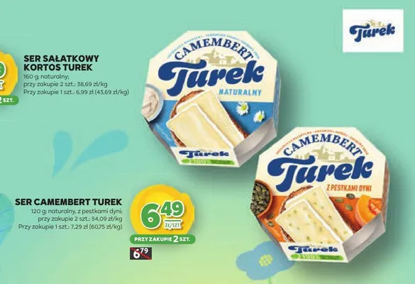 Ser camembert z pestkami dyni promocja w Stokrotka