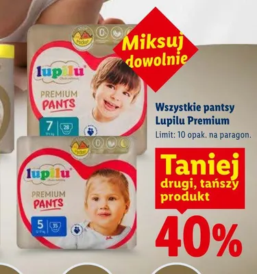 Pantsy Lupilu Premium 5 promocja w Lidl