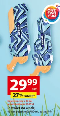 Pistolet wodny promocja w Auchan