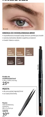 Kredka do modelowania brwi Avon Brow Sculpting Light Brown promocja w AVON