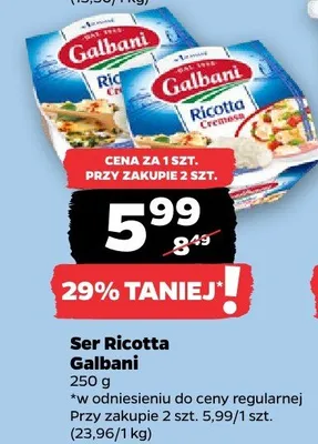 Ser Ricotta promocja w Netto
