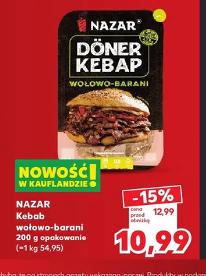 Kebab wołowo-barani Nazar promocja w Kaufland