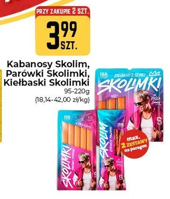 Kiełbaski z szynki JBB Skolimki promocja w Społem Częstochowa