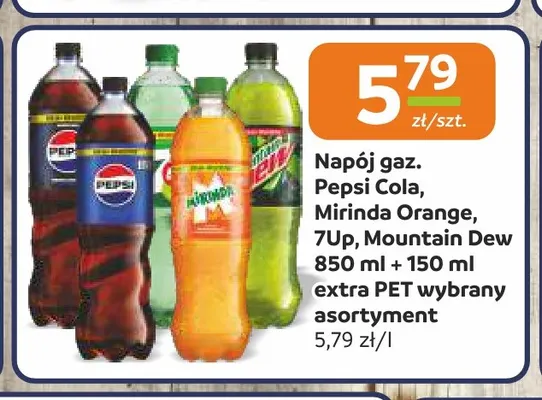 Napój gazowany Mountain Dew promocja w Społem Częstochowa