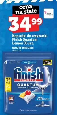 Kapsułki do zmywarki Finish Quantum Lemon promocja w TOPAZ