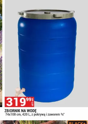 Zbiornik na wodę promocja w Merkury Market