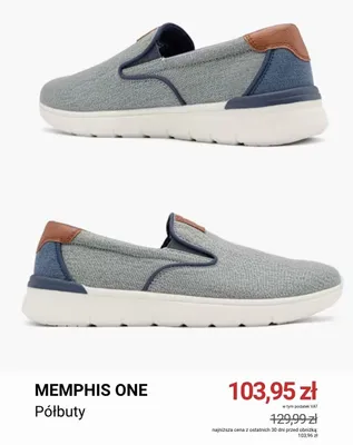 Półbuty Memphis One promocja w Deichmann