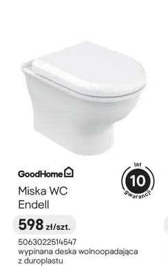 Miska WC GoodHome Endell promocja w Castorama